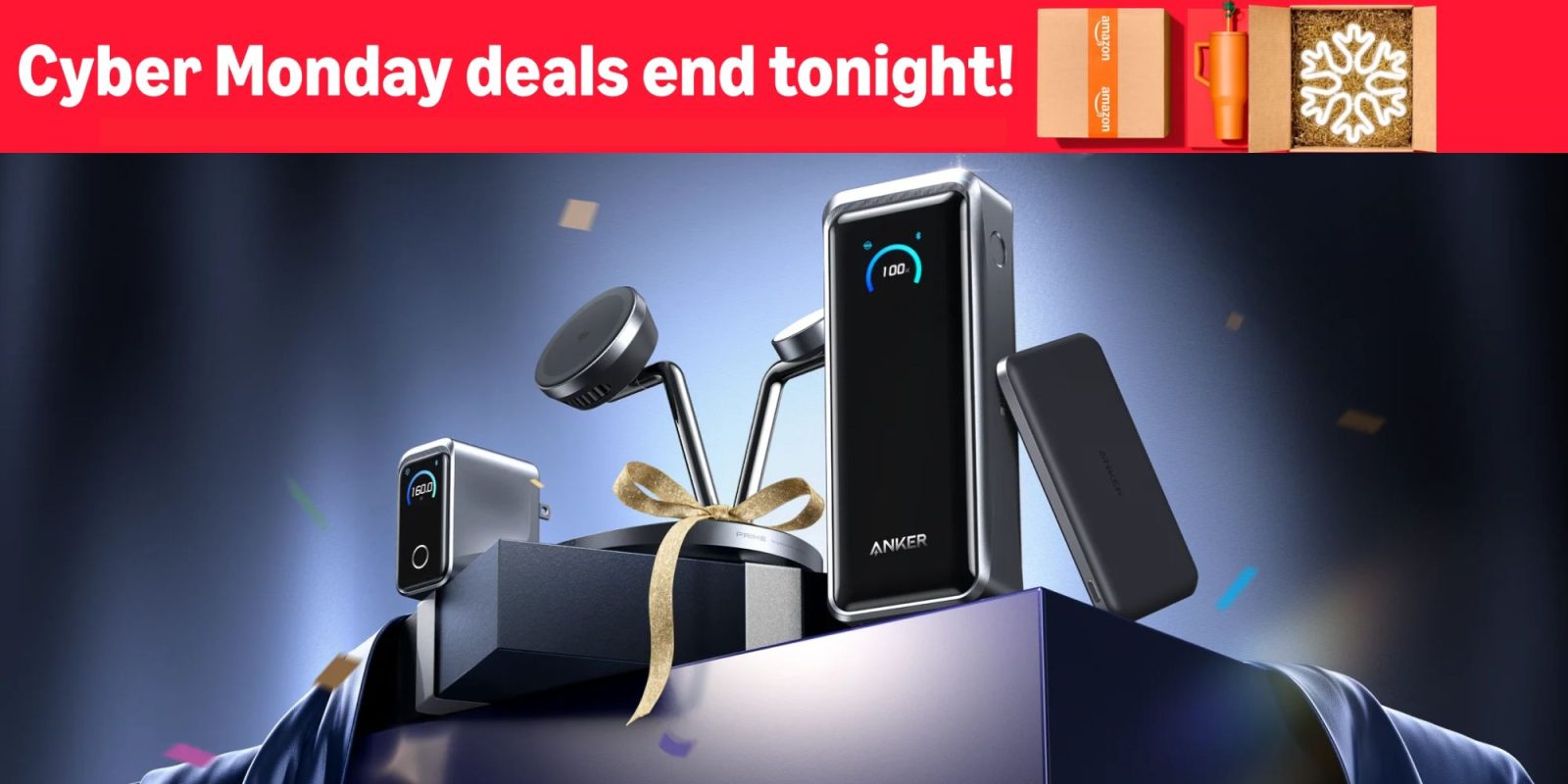 Image showing a promotional image of Anker Cyber Monday sale.