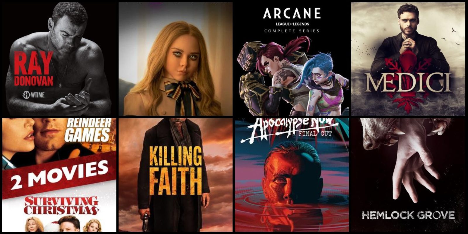 A collage of a movie cover