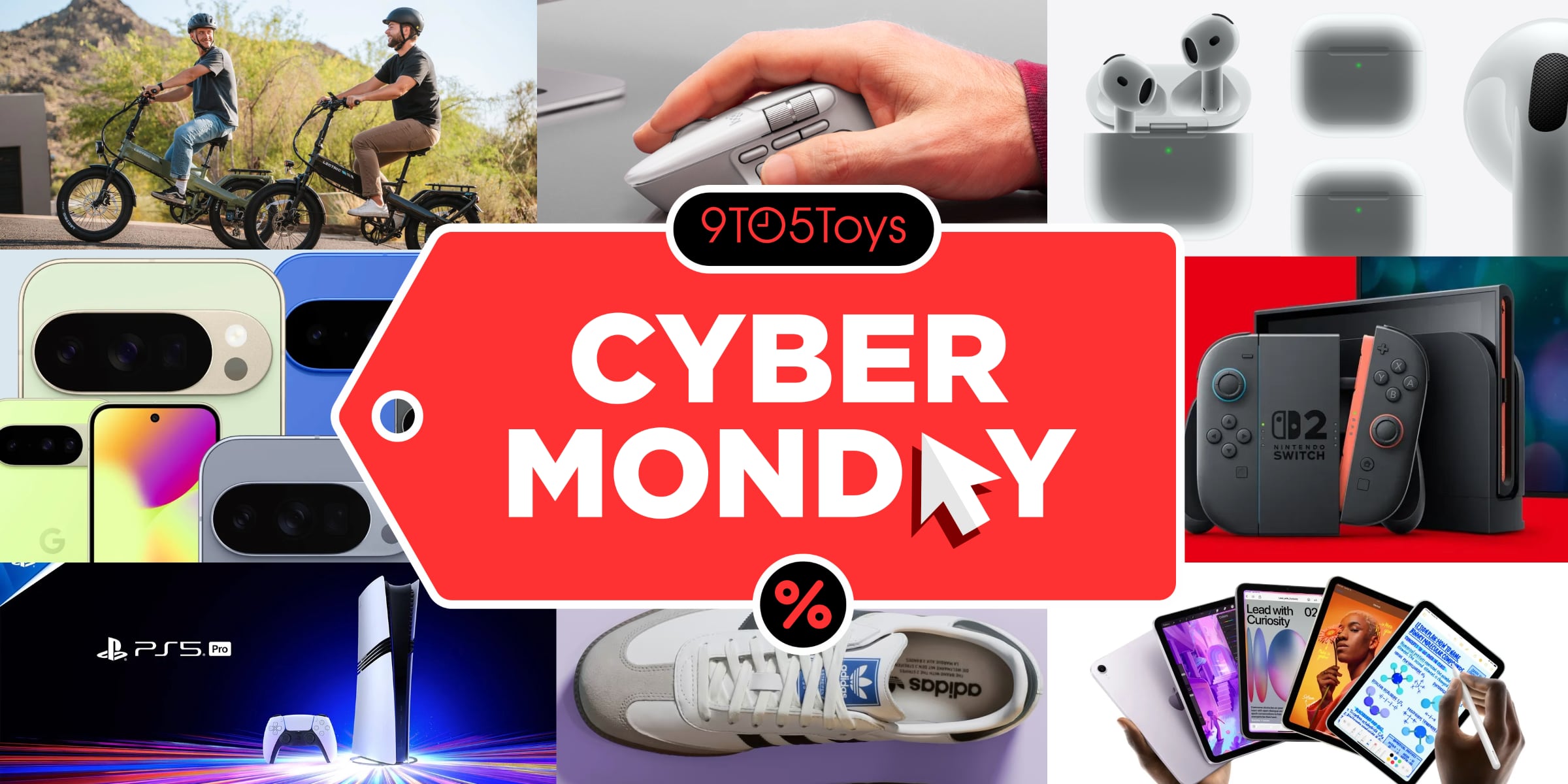 A collage of images of different items