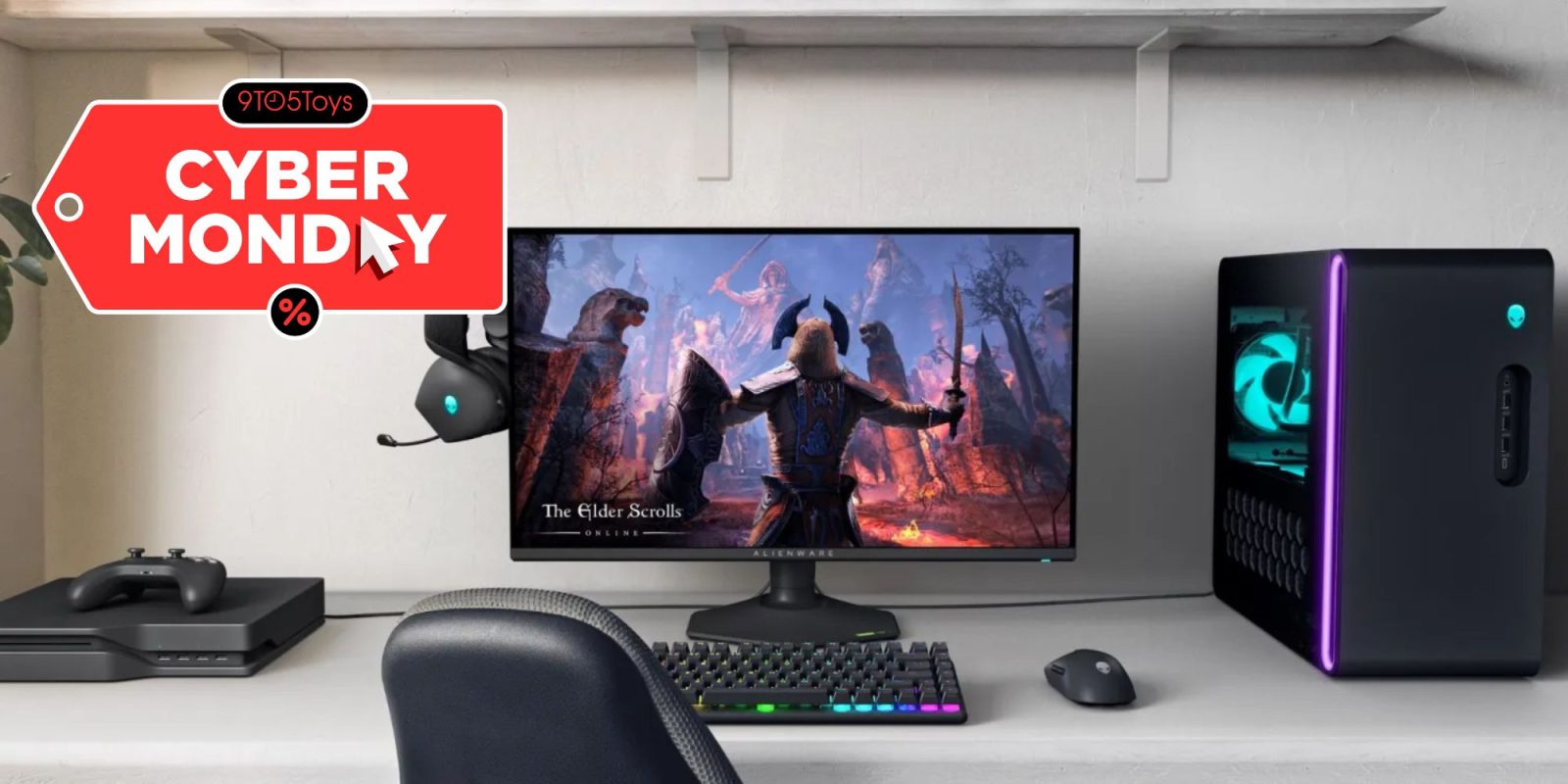 A computer with a keyboard and mouse