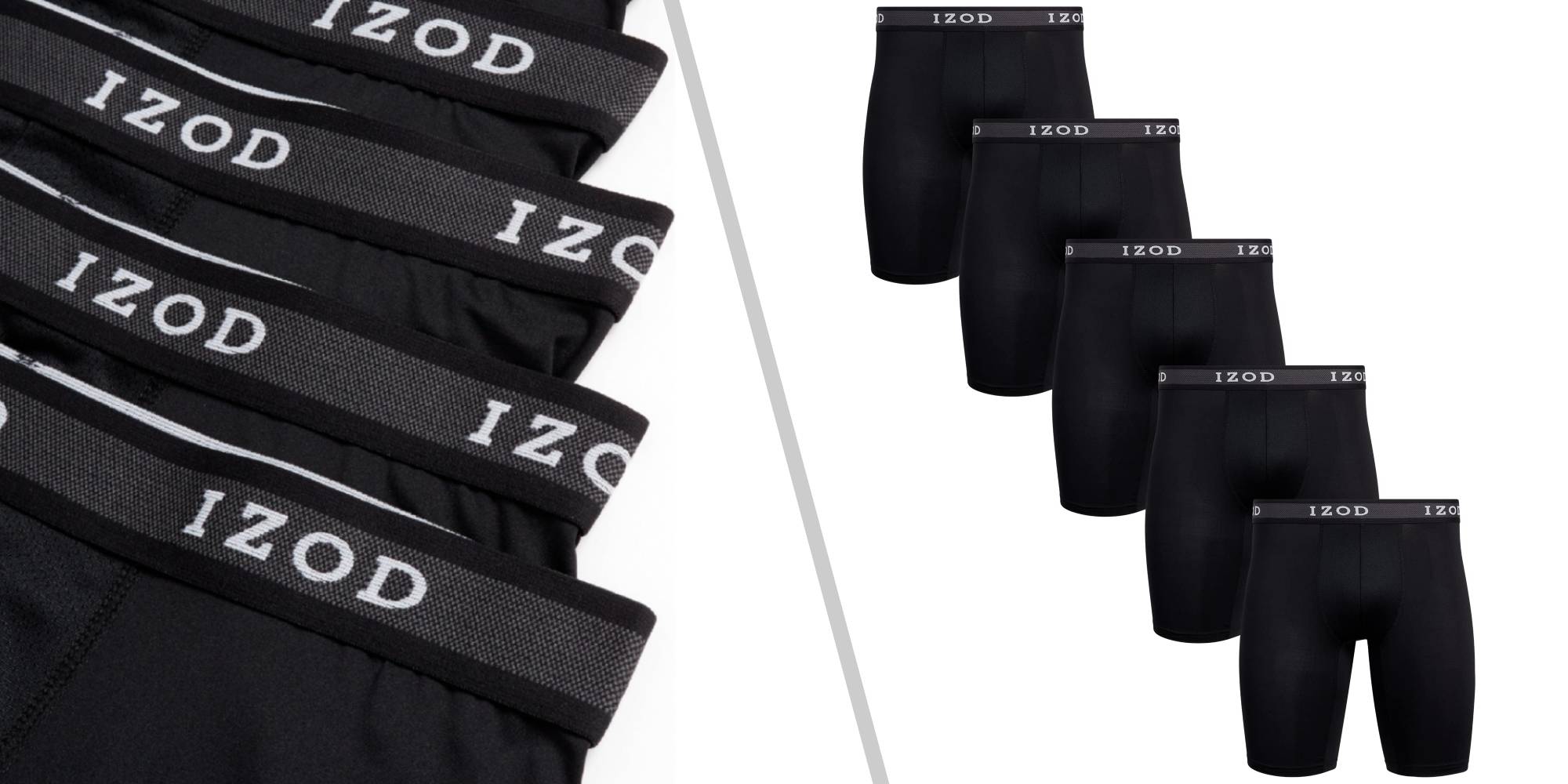 A group of black underwear