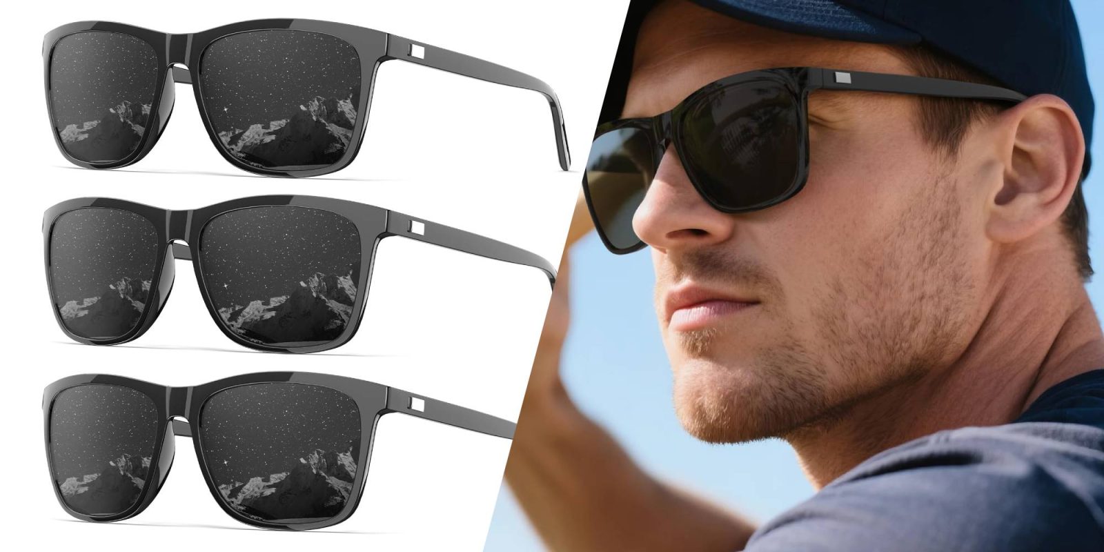 A man wearing sunglasses