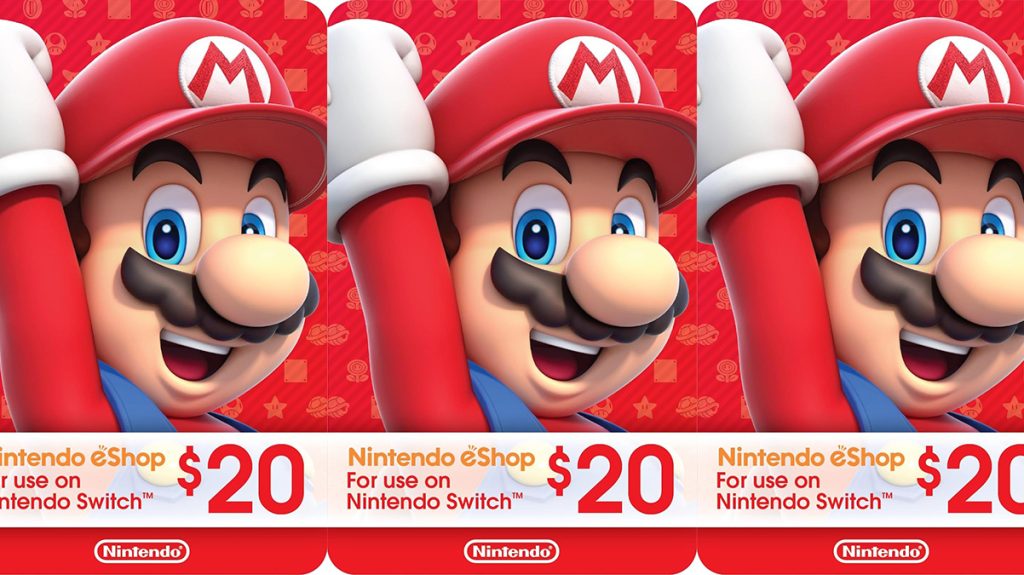 A gift card with a cartoon character