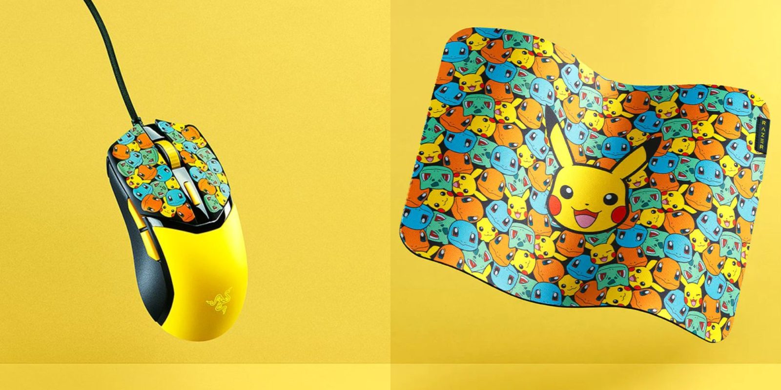 Image showing a render of Razer's Pokemon Edition Cobra gaming mouse.