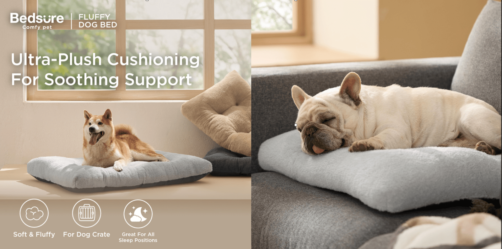 A dog lying on a couch