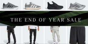 A collage of shoes and pants