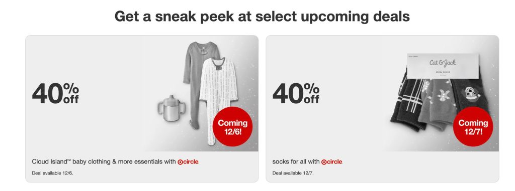 A screenshot of a baby clothing advertisement