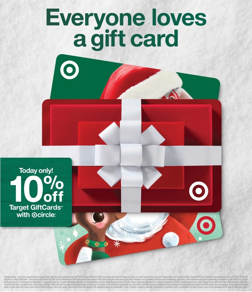 A gift cards with a white ribbon and a bow