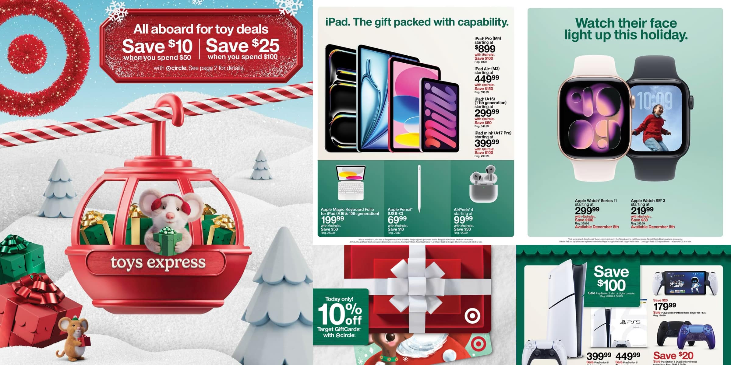 Target Holiday sale ad 2025-Christmas deals