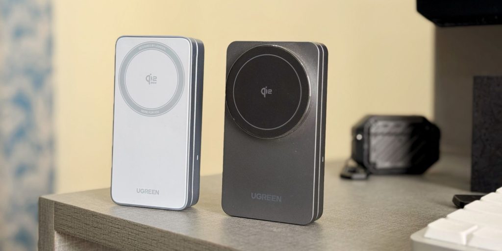 A pair of rectangular electronic devices