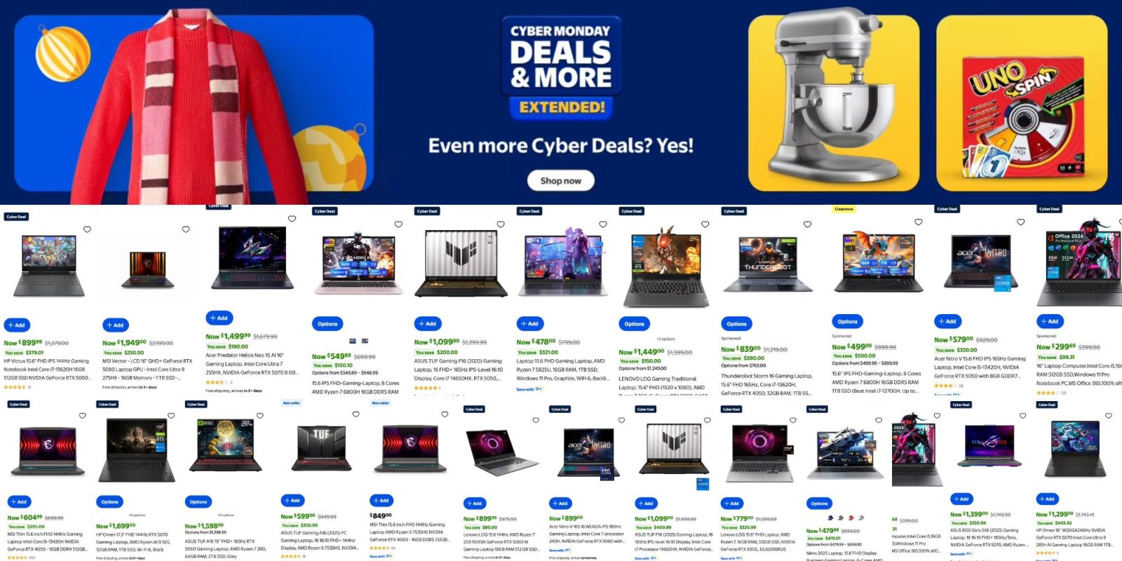 A screenshot of a computer shop