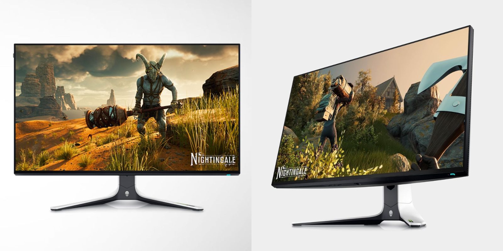 Image showing renders of Alienware's 27-inch QHD gaming monitor.