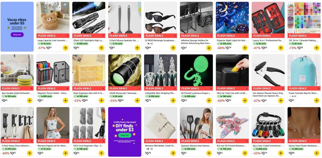 A screenshot of a website