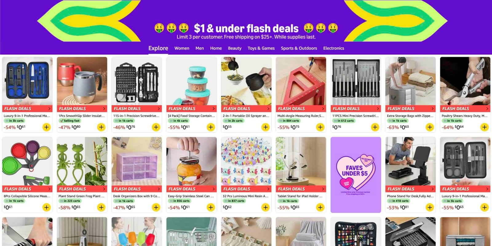 A screenshot of a website