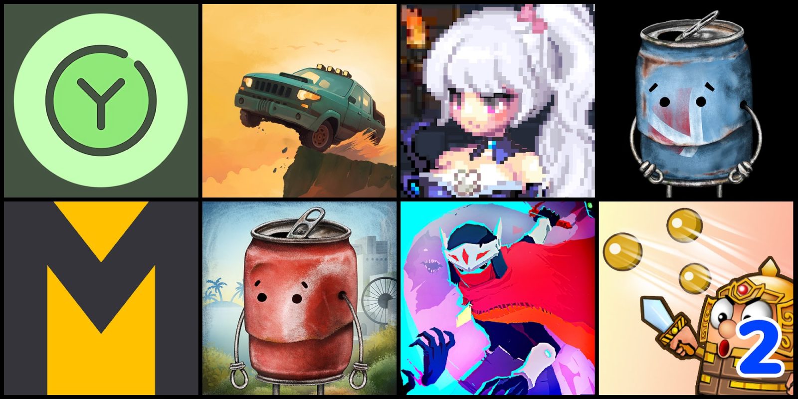 A collage of images of characters