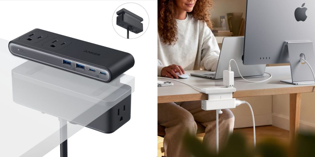 Image showing renders of Anker's new 10-in-1 Nano power strip.