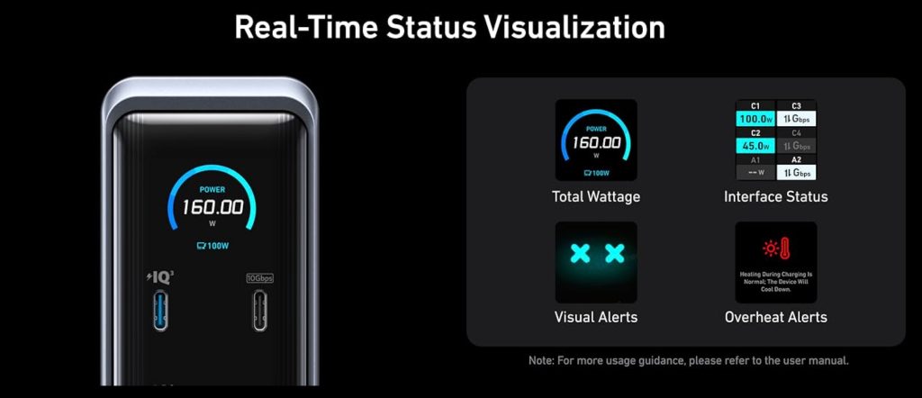 A close-up of a device