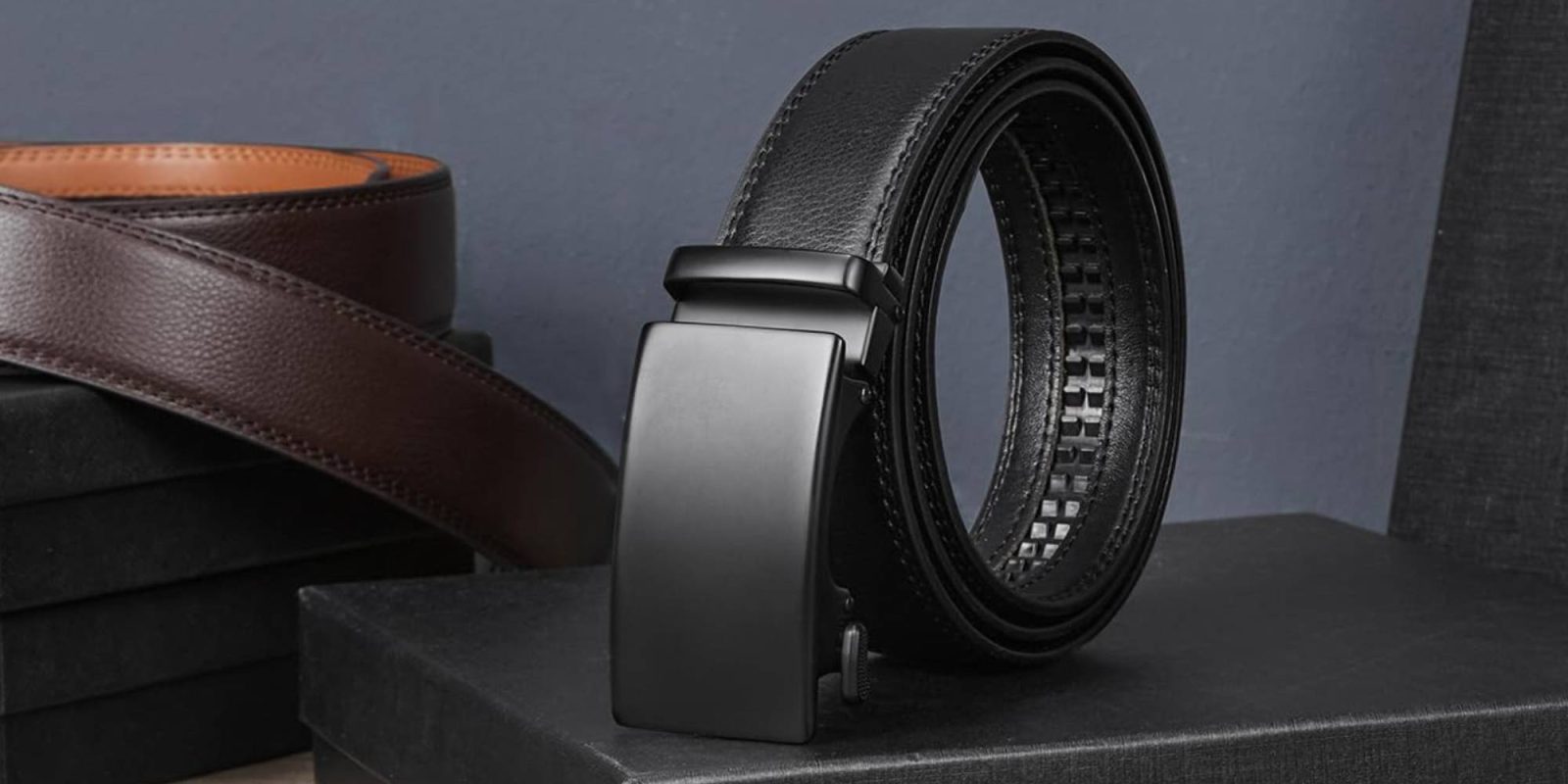 A black belt on a black box