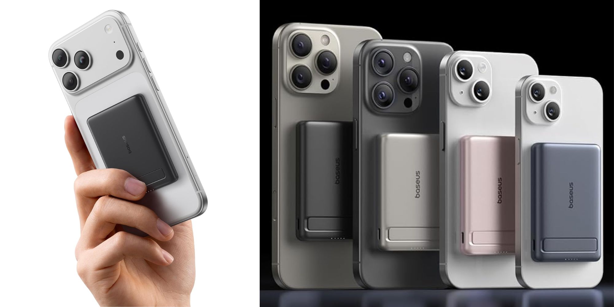 Image showing renders of Baseus' ultra-mini 5,000mAh power bank.