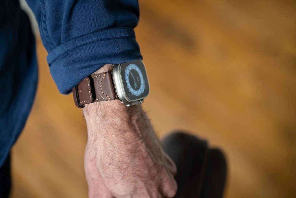 A close up of a wrist watch