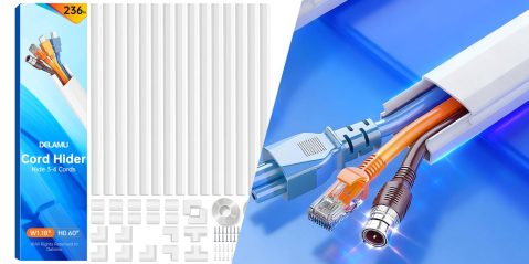 A close-up of several cables