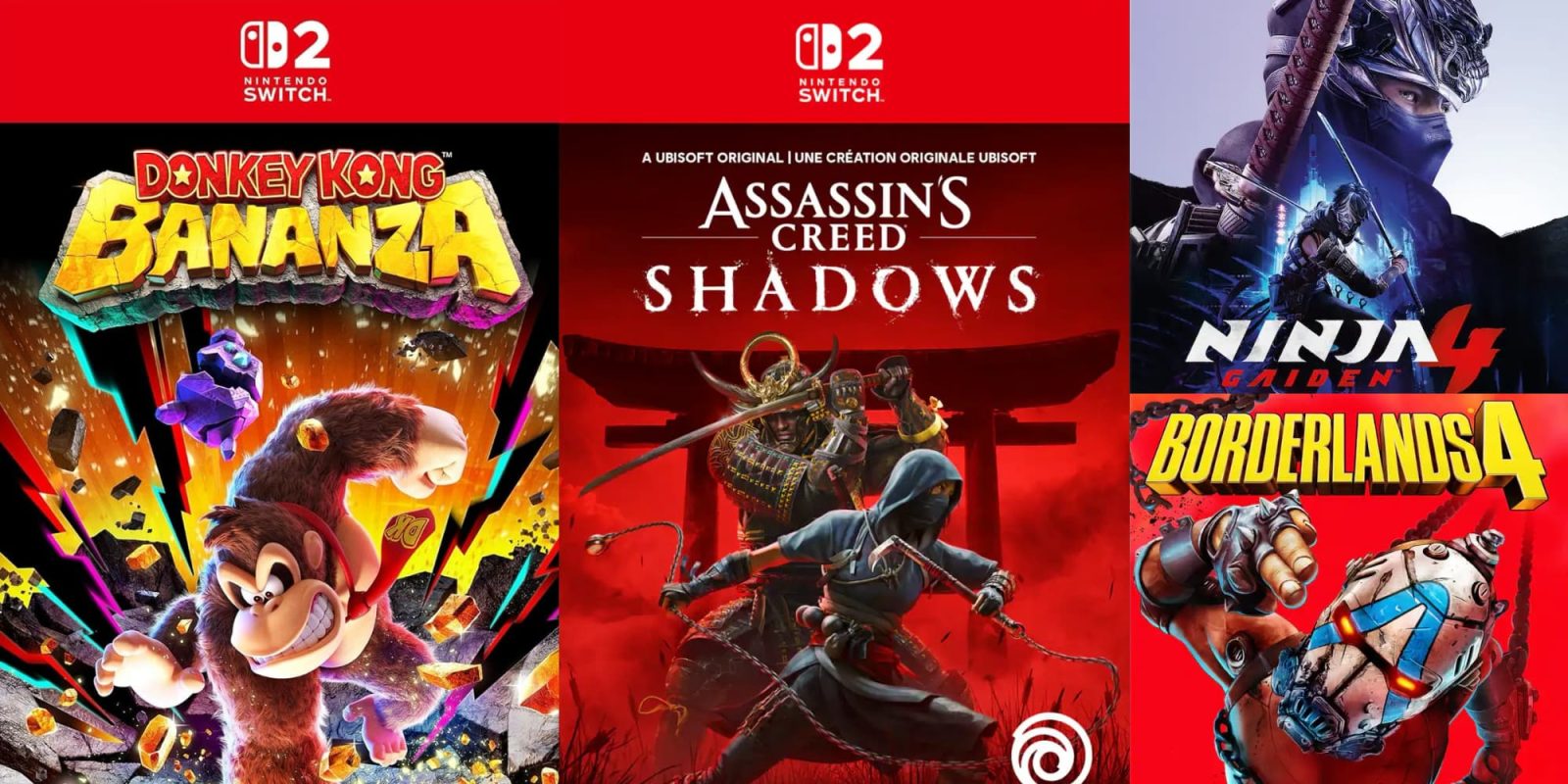A group of video game covers