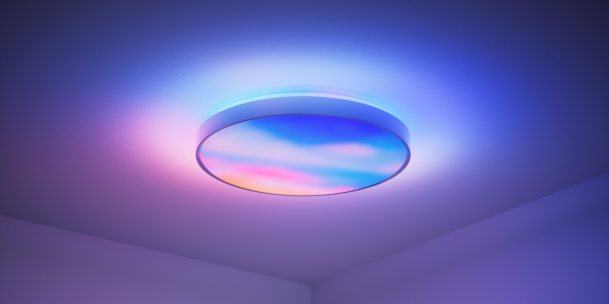 A light on the ceiling