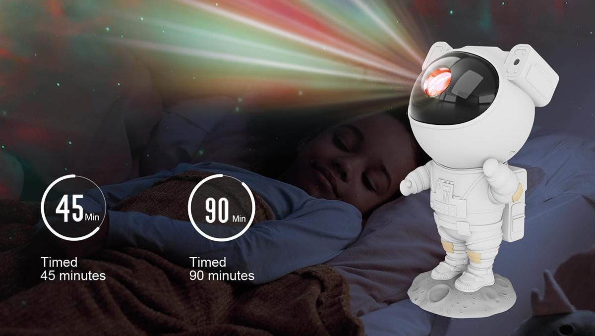 A robot in bed with a woman