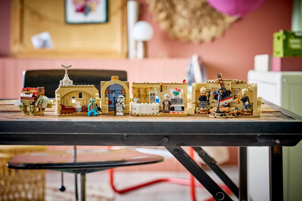 A group of toy blocks on a table
