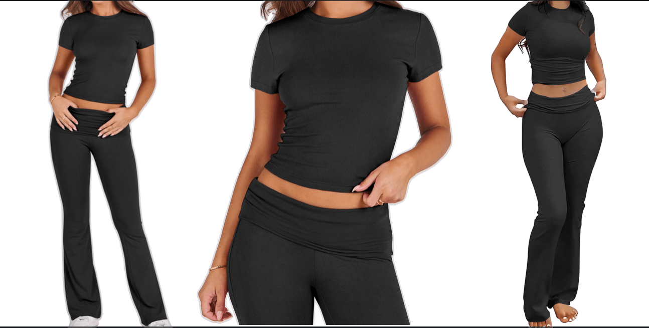 A woman wearing black clothes