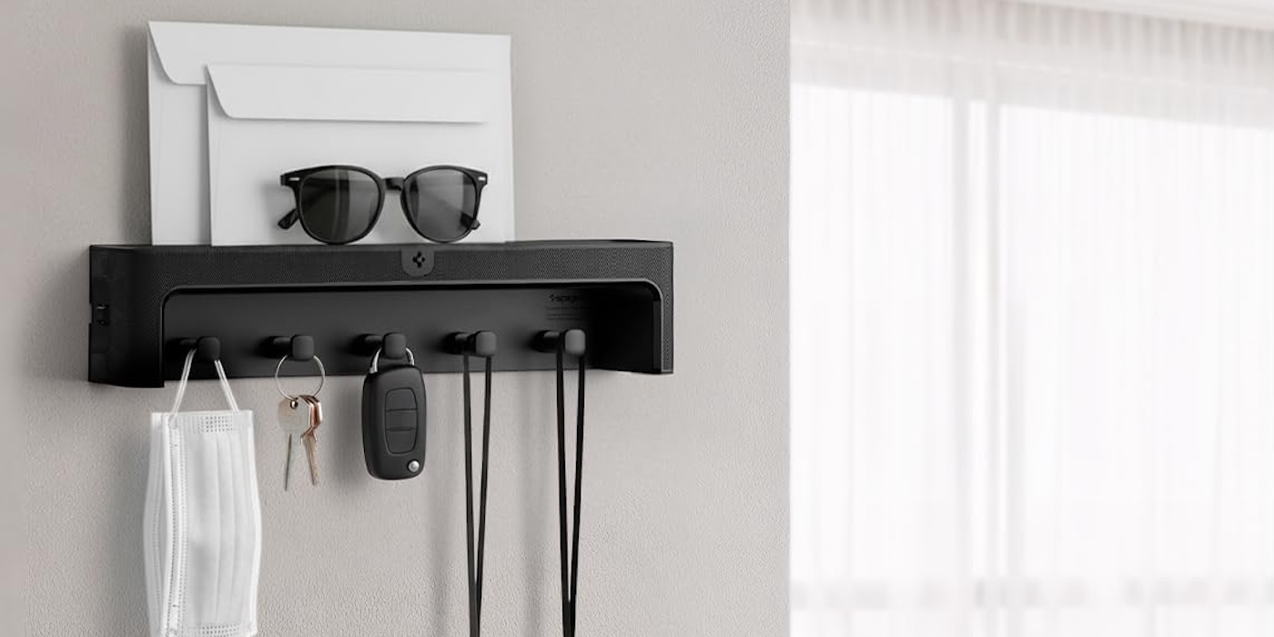 A key holder with sunglasses and keys