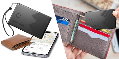 A wallet with credit cards and a phone