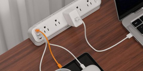 A device with a power cord plugged into it