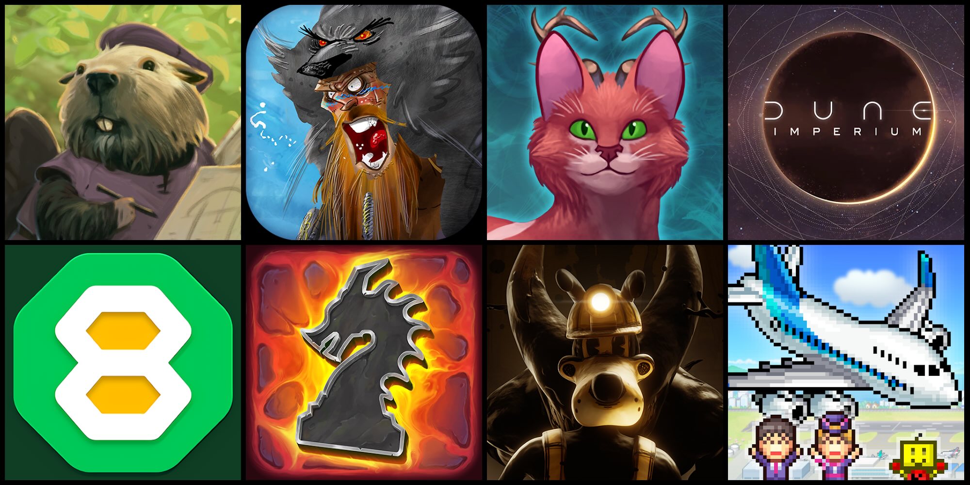 A collage of cartoon characters