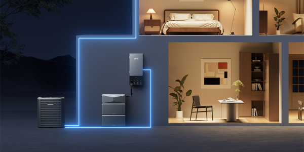 A room with a bed and a room with a bed and a table