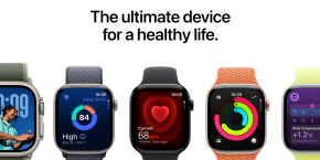 A group of smart watches