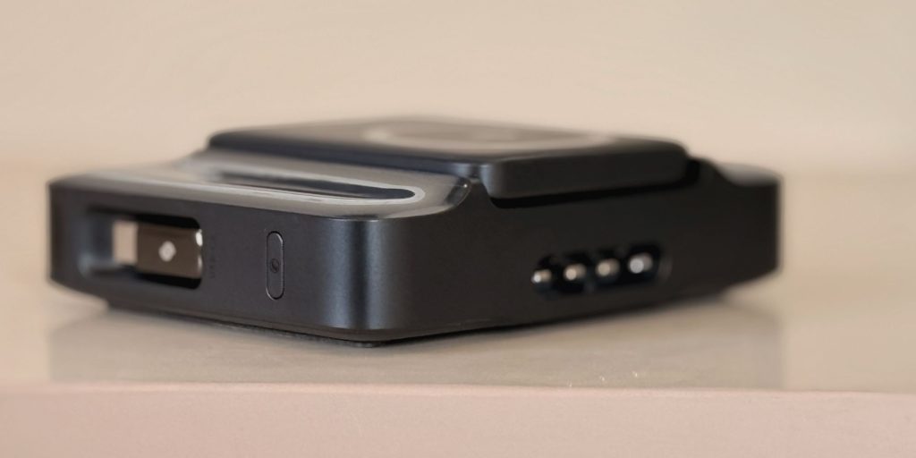 A close up of a device