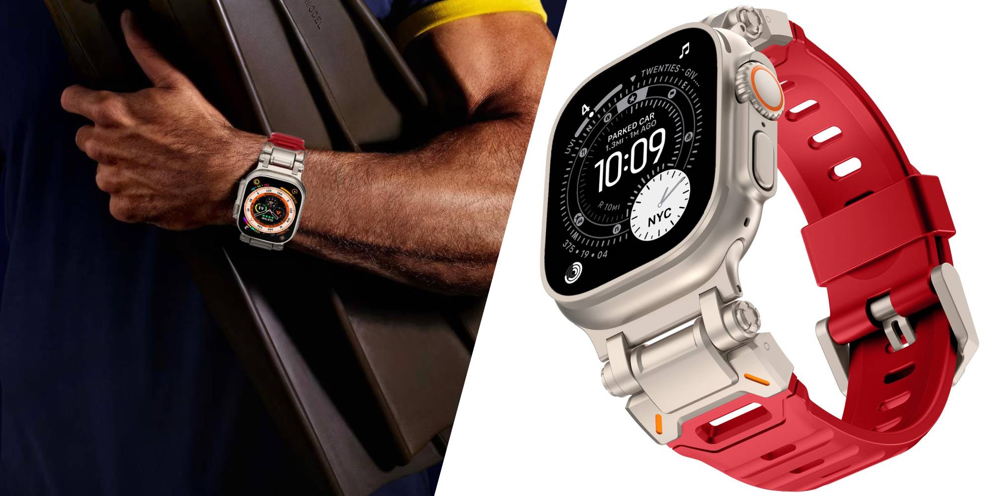 A close up of a watch