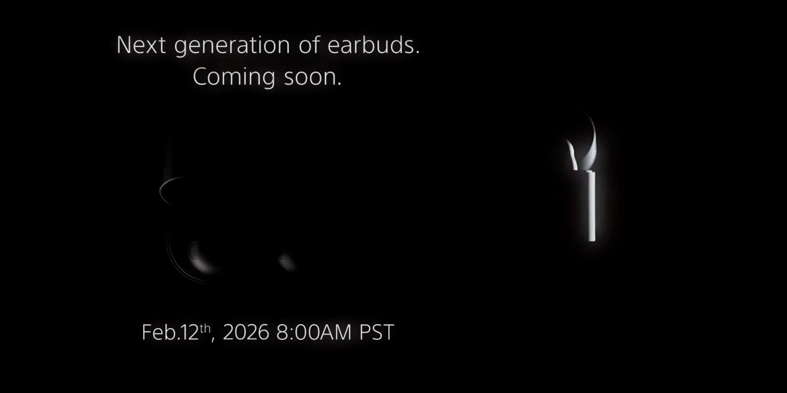 A white object with a black background