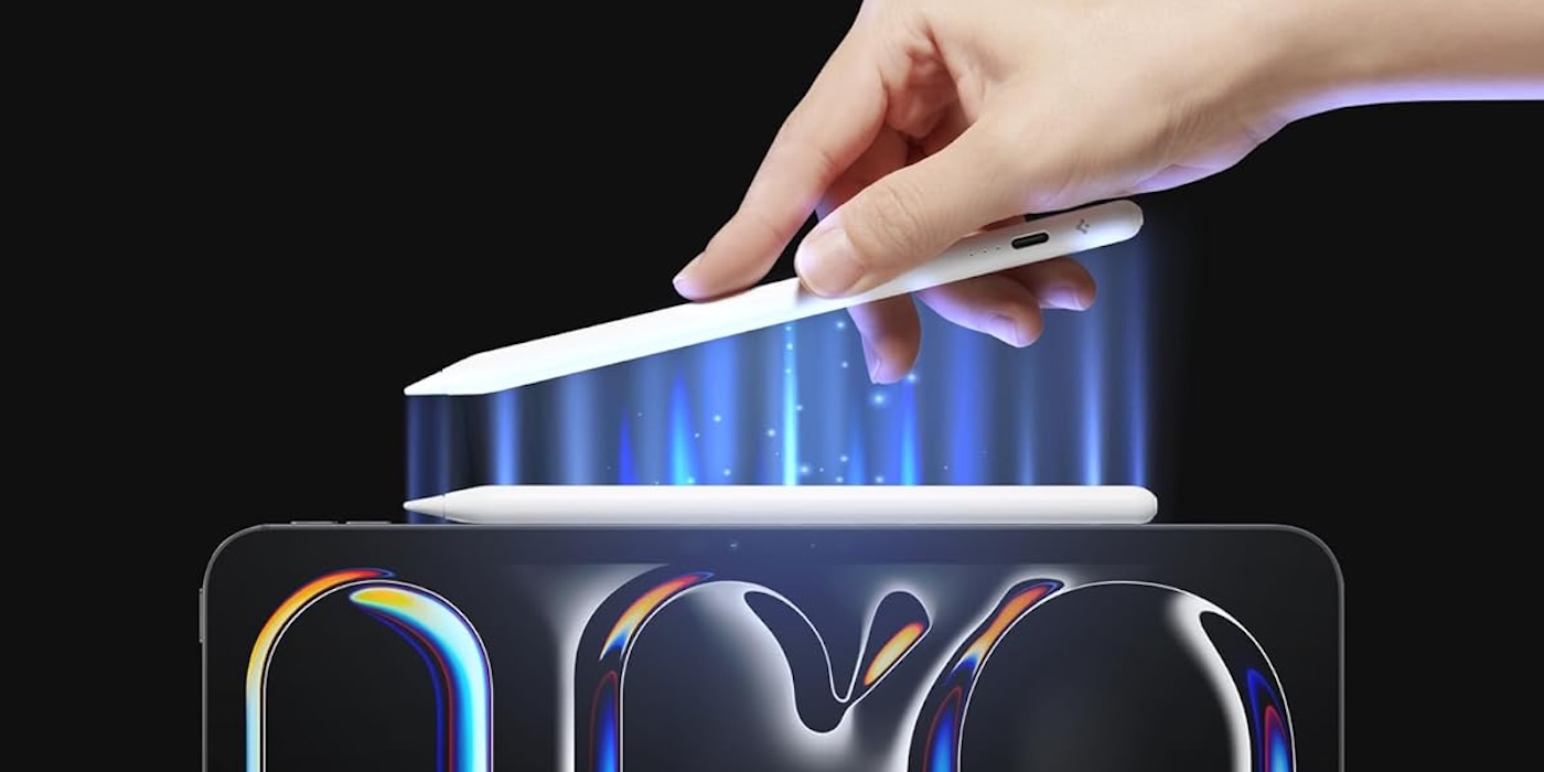 A hand holding a stylus