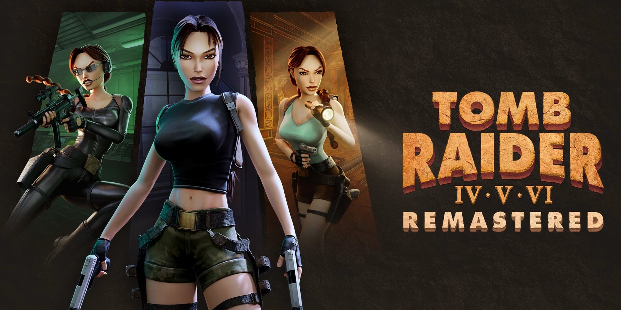 A video game poster with a woman holding guns