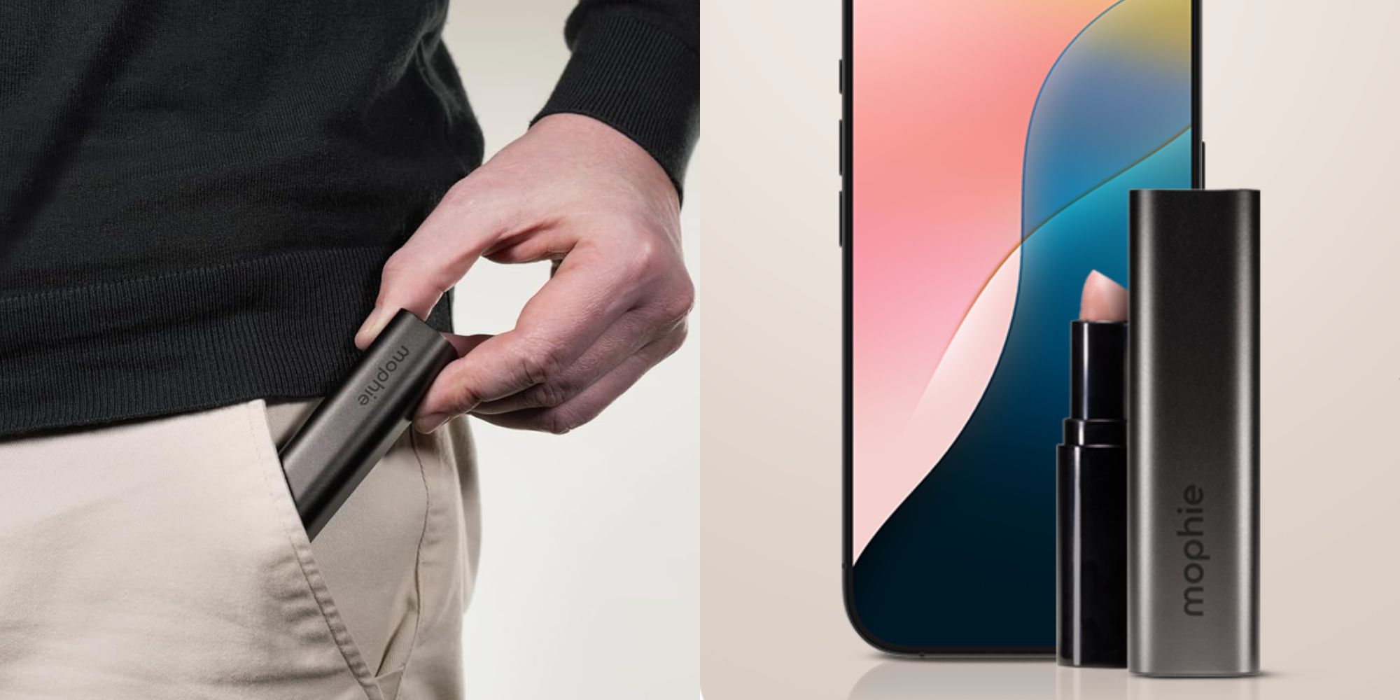 Image showing renders of mophie's 5,000mAh power bank.